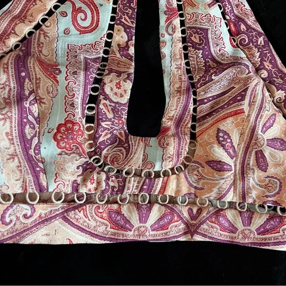 Zimmermann Paisley Halter Crop Top - Picture 10 of 15